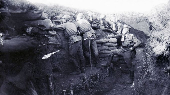 Záběr z bitvy u Zborova, od které 2. července uběhlo už sto let. Ilustrační foto.