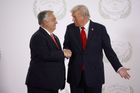 Trump přivítá Orbána v Bílém domě. Na programu je Rusko a ropa