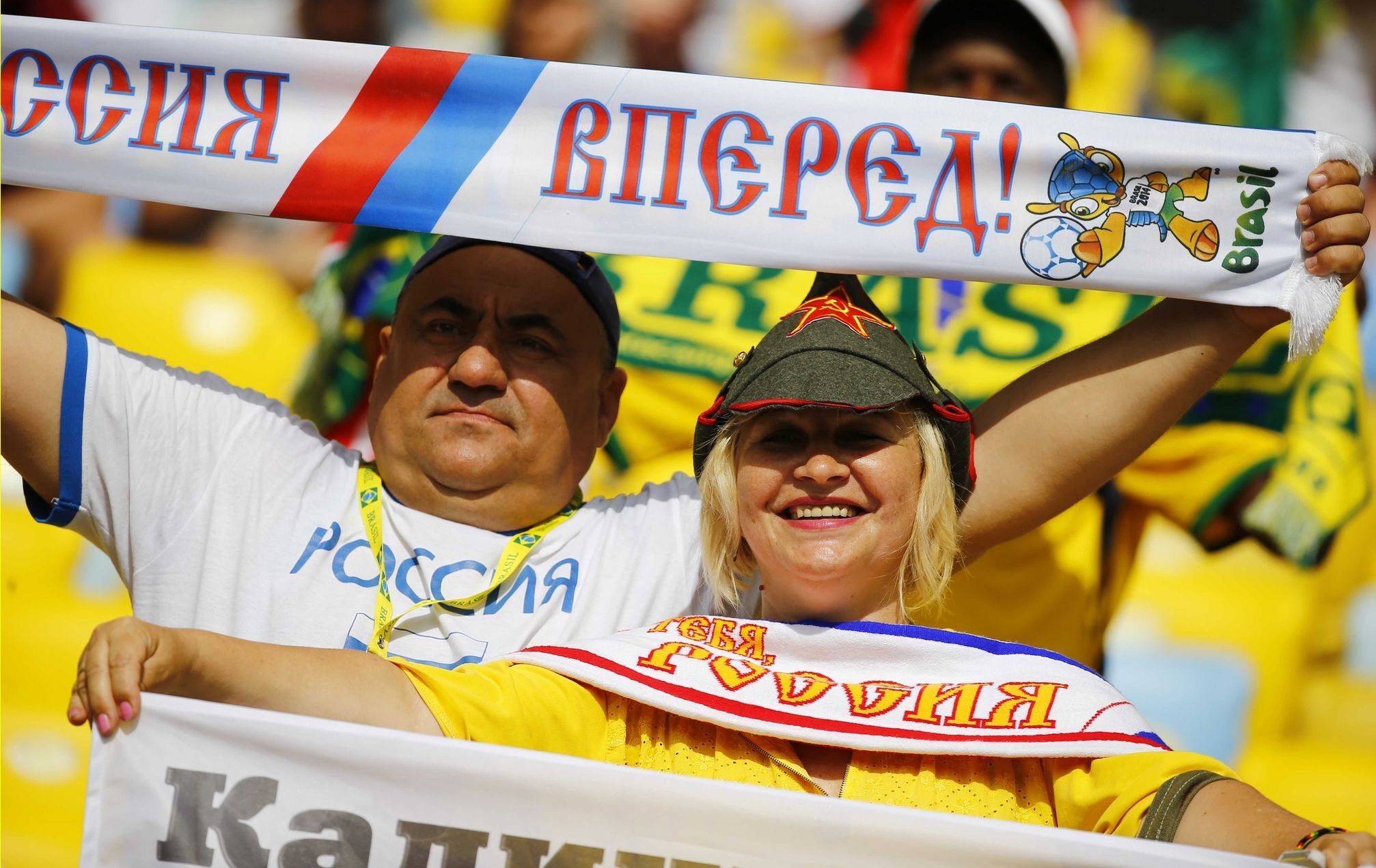 Fanoušci Ruska na MS ve fotbale 2014