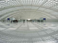 Mezi velké stavby poslední doby patří i nový terminál pekingského letiště.