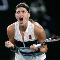 Petra Kvitová Petra Kvitová vs. Danielle Collinsová, semifinále Australian Open