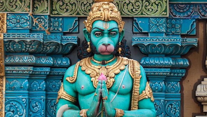 Bůh Hanuman.