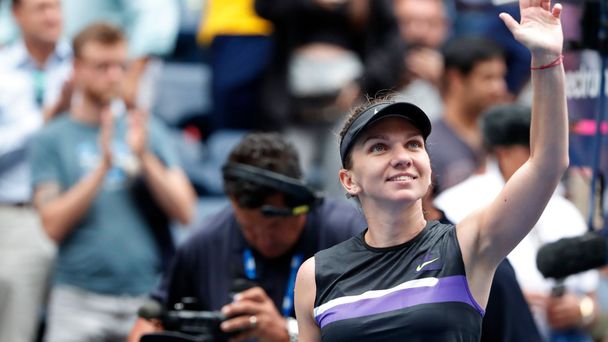 US Open, druhý den (Simona Halepová)