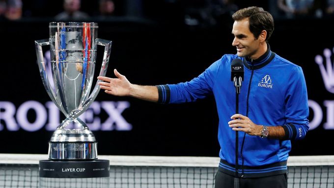 Roger Federer byl opět ústřední postavou výběru Evropy
