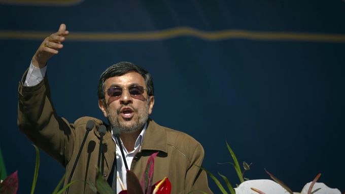 Iránský vůdce Mahmúd Ahmadínežád.