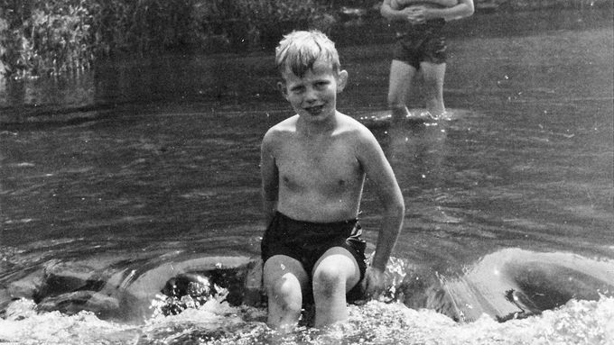 Jan Zajíc na archivním snímku z dětství.