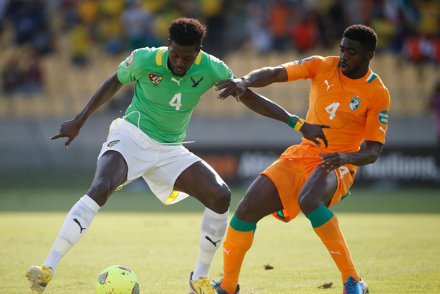 Africký pohár národů, Togo - Pobřeží slonoviny: Emmanuel Adebayor - Kolo Touré