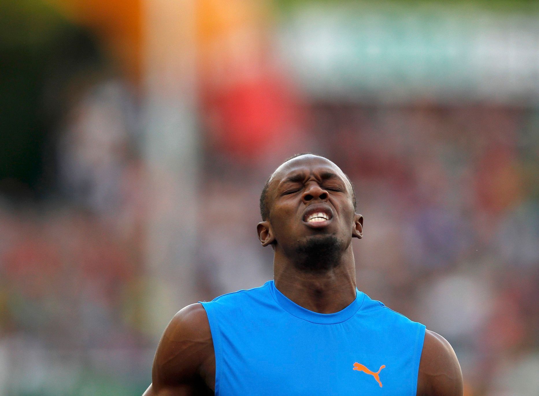 Usain Bolt na Zlaté tretře 2012