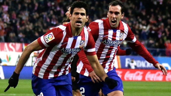 Dva góly Atlétika vstřelil Diego Costa