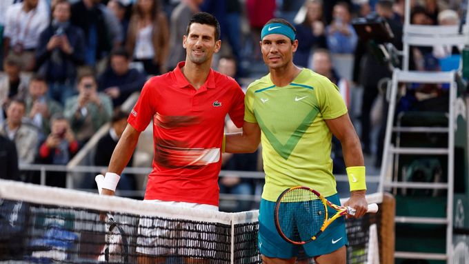 Novak Djokovič a Rafael Nadal.
