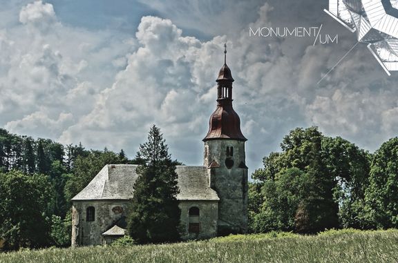 Raně barokního kostel Navštívení Panny Marie v Libereckém kraji.