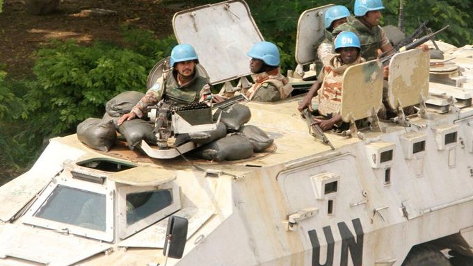 Mírové jednotky Spojených národů.
