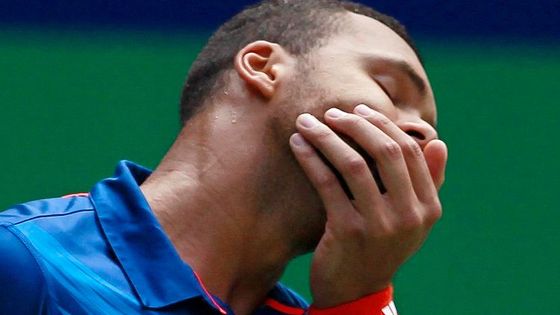 FOTO Berdych v Šanghaji znechutil Tsongovi tenis