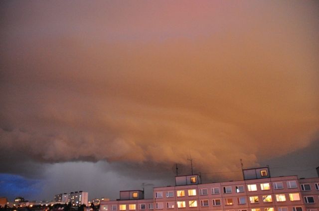 Bouřka v Praze - Jižní město