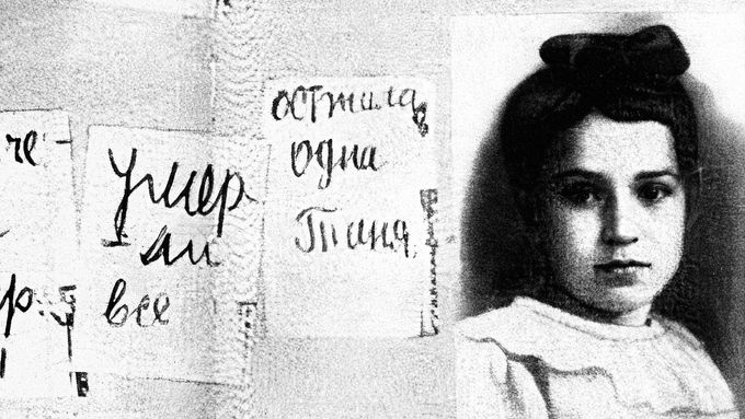 "Všichni jsou mrtví, zbyla jen Táňa." Tragédii Leningradu zosobňuje osud 11leté dívky
