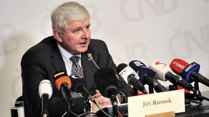 Jiří Rusnok, guvernér České národní banky.
