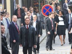 Even Michelle Obama is constantly surrounded by bodyguards