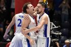 basketbal, kvalifikace MS, Česko - Rusko, Jaromír Bohačík a Tomáš Satoranský