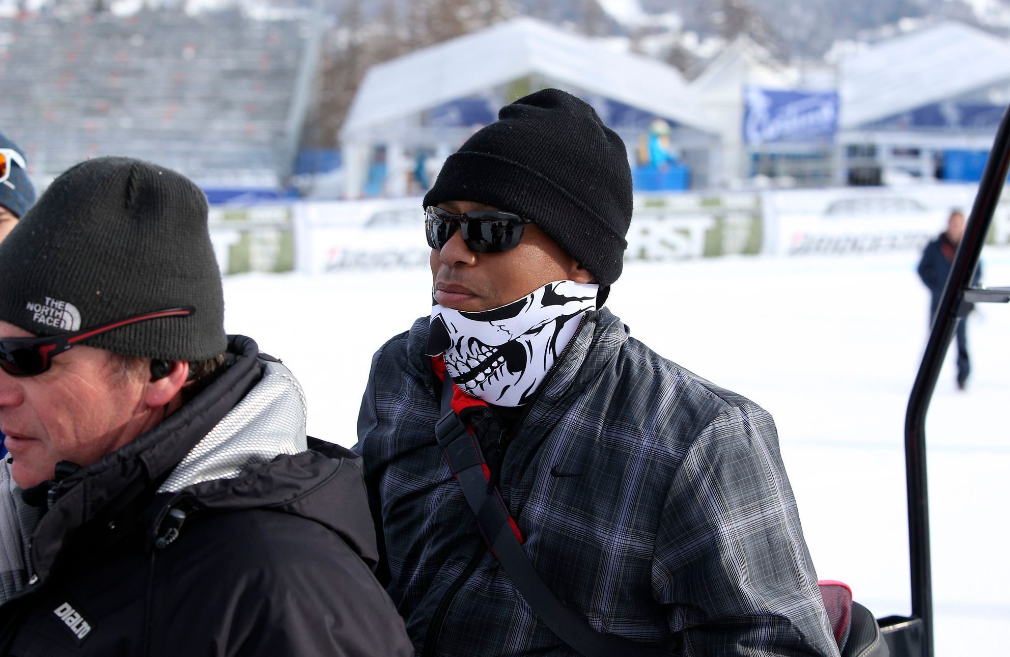 Tiger Woods na MS ve sjezdovém lyžování 2015