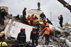 Albánská policie zatkla devět lidí kvůli zemětřesení. Nedodrželi stavební normy