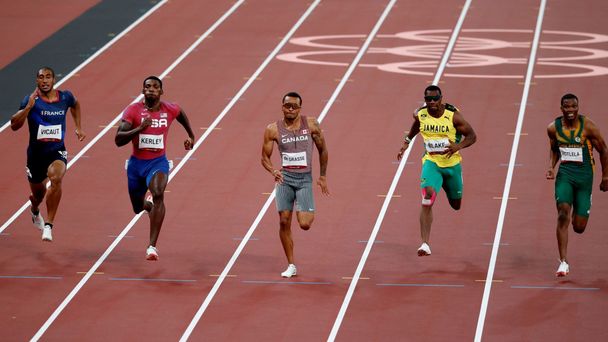 OH Tokio 2020, atletika, běh na 100 m, semifinále, Yohan Blake