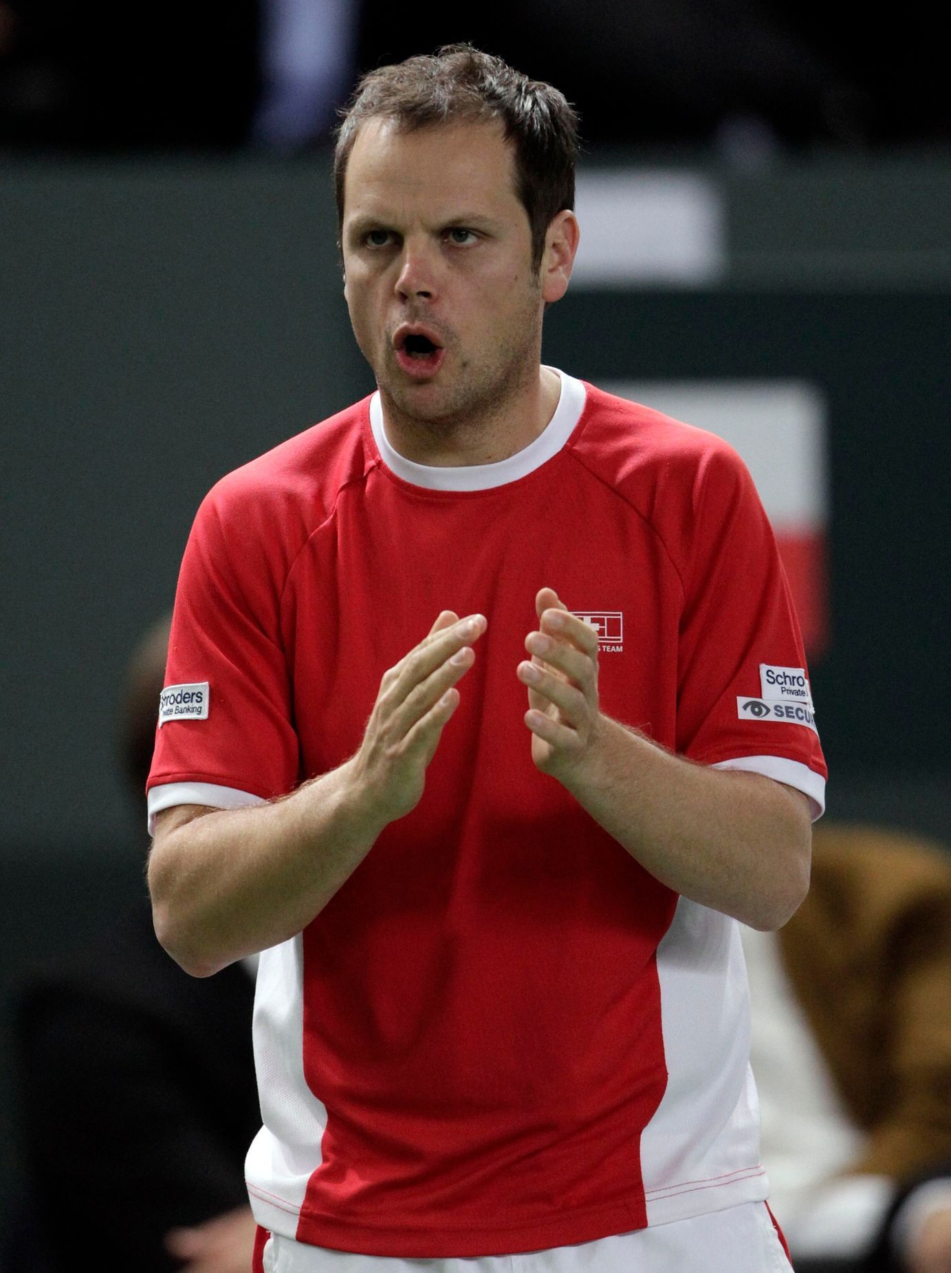 Davis Cup, Švýcarsko - Česko: nehrající kapitán Severin Lüthi