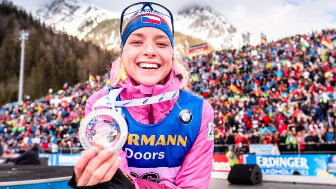 Markéta Davidová získala v sezoně první "dospělé" medaile ze závodů SP, teď si však od biatlonu dává pauzu
