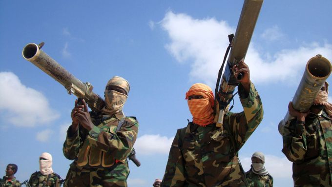 Somálští islamisté z hnutí Šabáb, ilustrační foto.
