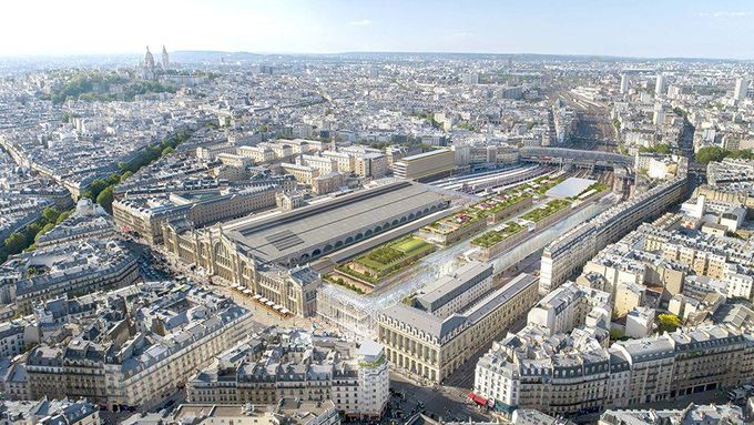 Pařížské nádraží Gare du Nord