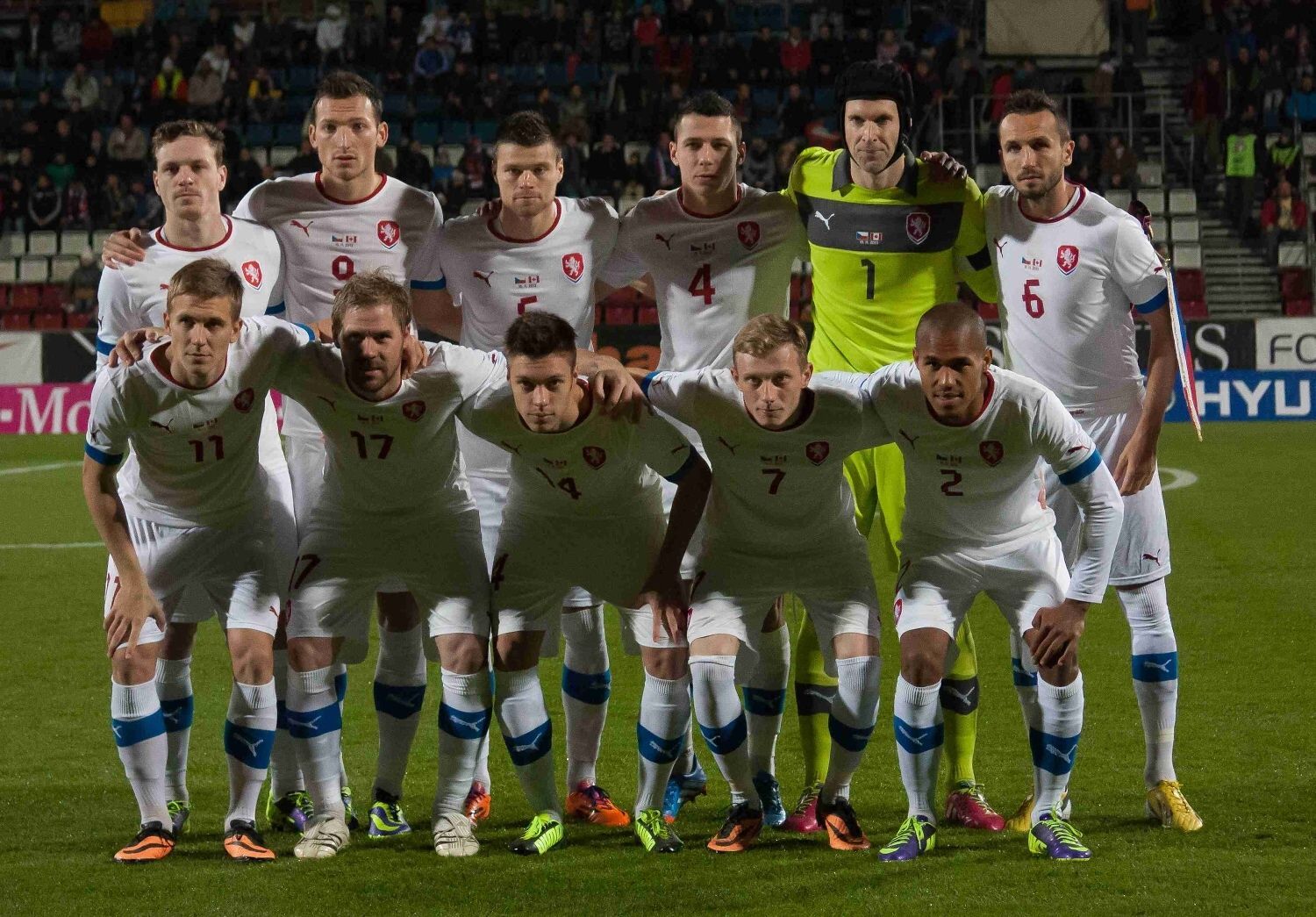 Fotbal, Česko - Kanada: český tým