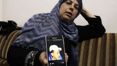 Matka zavražděného Palestince.
