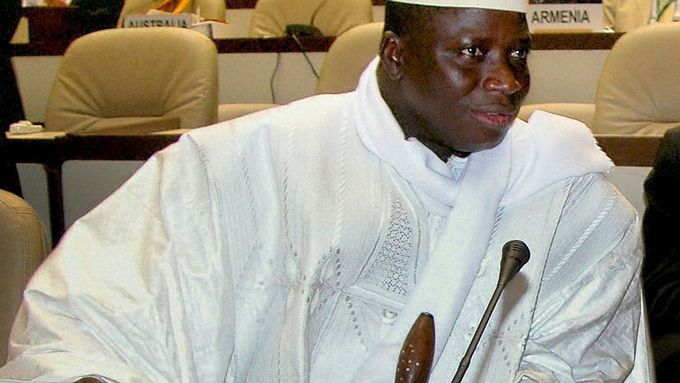 Bývalý prezident Gambie Yahya Jammeh.