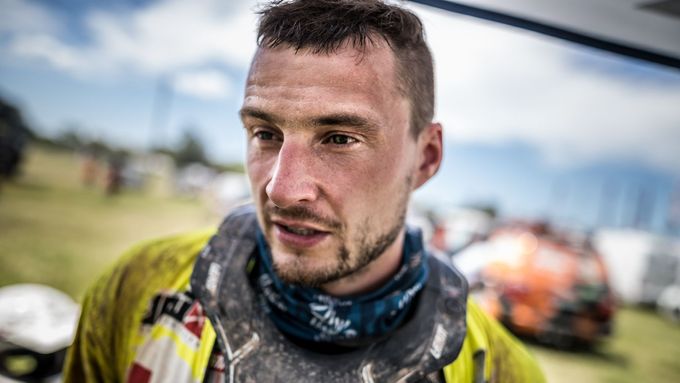 Ondřej Klymčiw na Rallye Dakar.