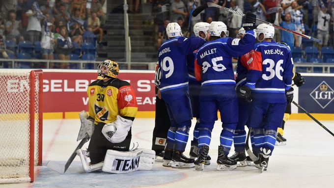Kometa remizovala v prvním čtvrtfinále Ligy mistrů na ledě Jyväskyly 3:3.