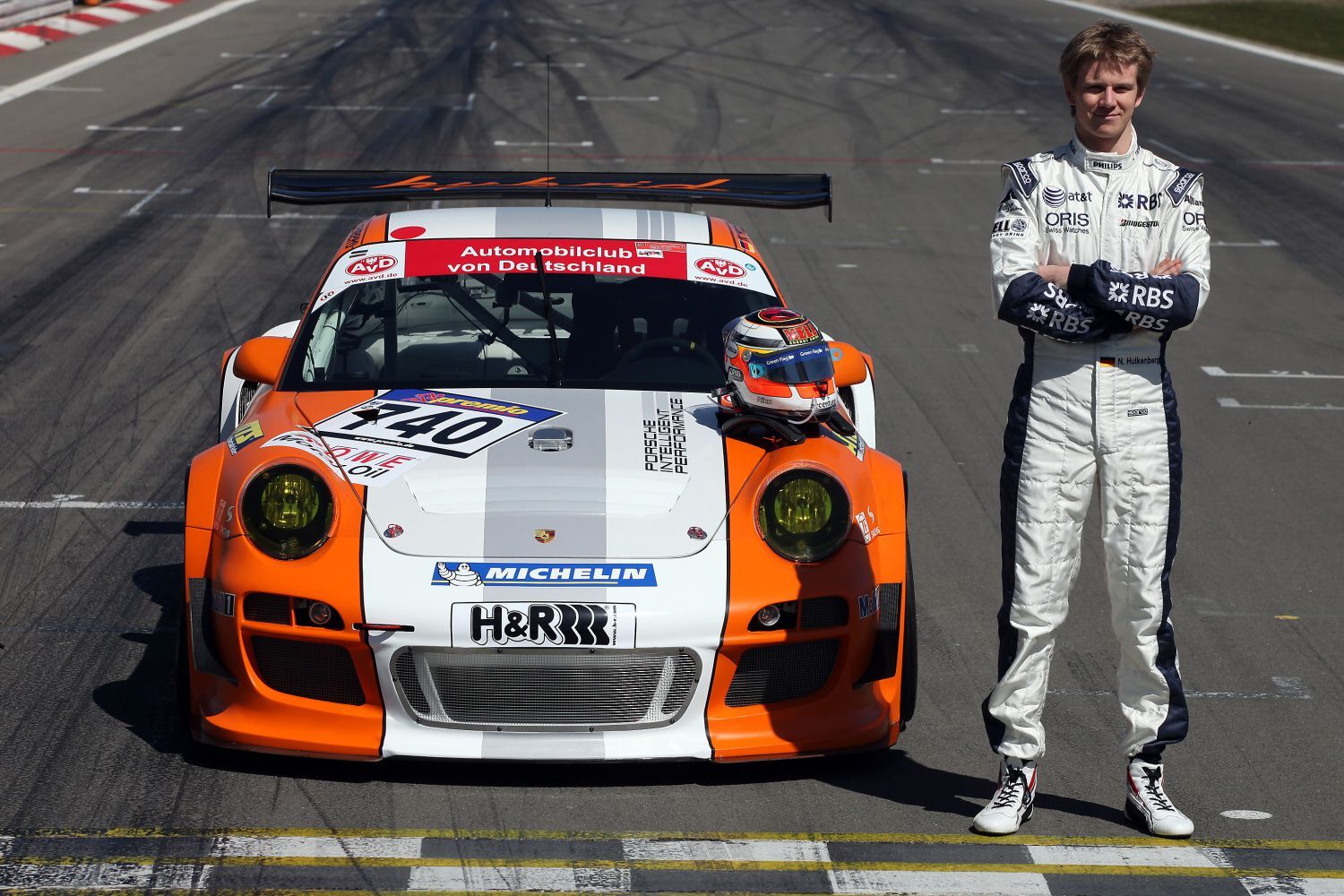2010: Nico Hülkenberg, Porsche 911 GT3 R Hybrid