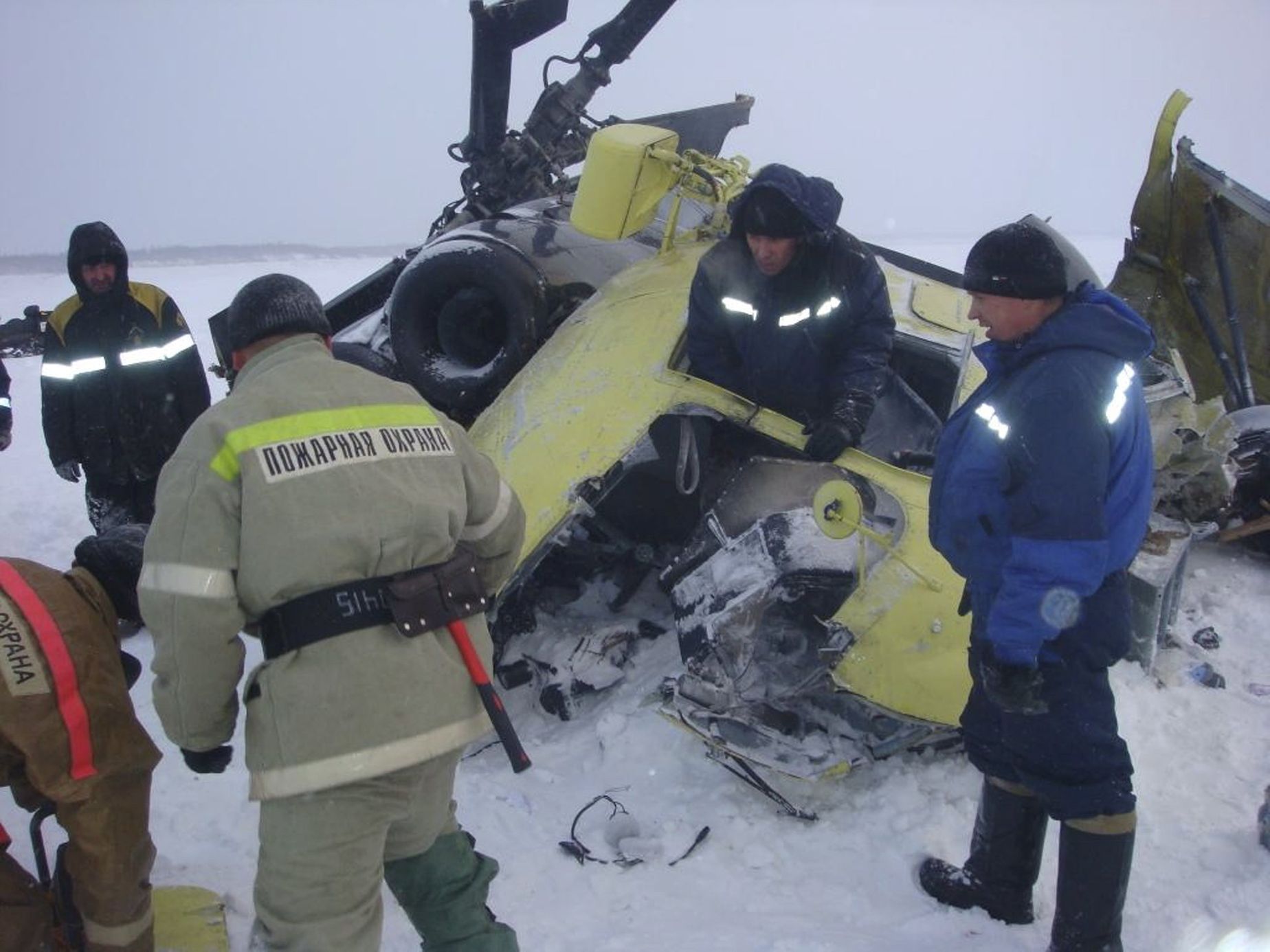 Na Sibiři se zřítil vrtulník Mi-8