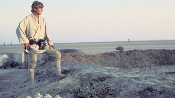 Luc Skywalker na planetě Tatooine