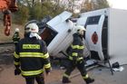 Nehoda kamionu na Mladoboleslavsku zablokovala silnici R10