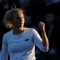 Kateřina Siniaková Wimbledon 2018, den první (Kateřina Siniaková)