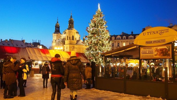 Vánoční trhy na Staroměstském náměstí v předchozích letech.