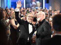 Je to "jedno z nejhlubších přátelství v mém životě", říká Steven Spielberg (vlevo) o vztahu s Johnem Williamsem (vpravo). Snímek pochází z roku 2016.