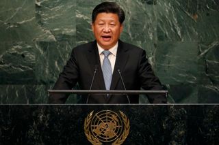 Si Ťin-pching v OSN.