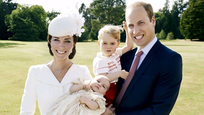 vévodkyně Catherine, princ George, princ William
