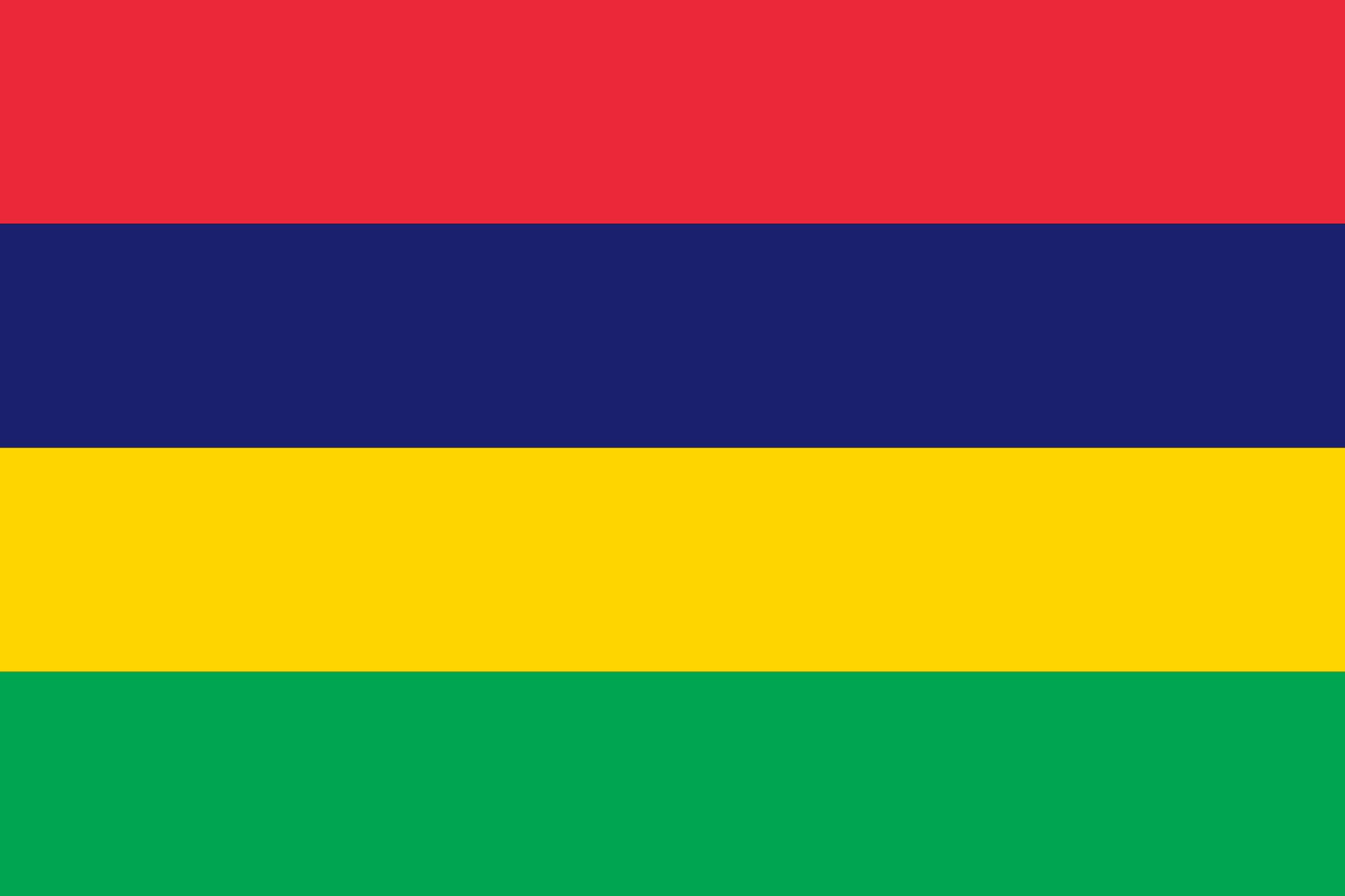 Vlajka ostrova Mauricius