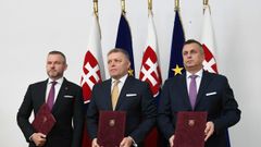 podpis koaliční smlouvy Slovensko