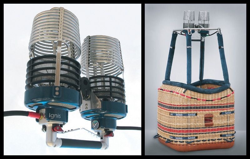 Vynikající design 2007: balónový hořák IGNIS a balónový koš