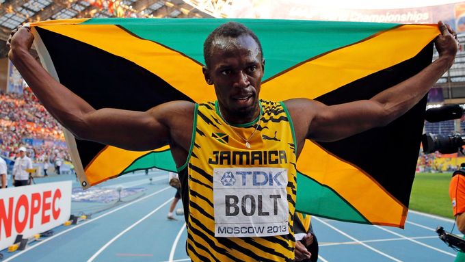 Jamajčan Usain Bolt získal na mistrovství světa v Moskvě druhé zlato. Kraloval i na 200m dlouhé trati.