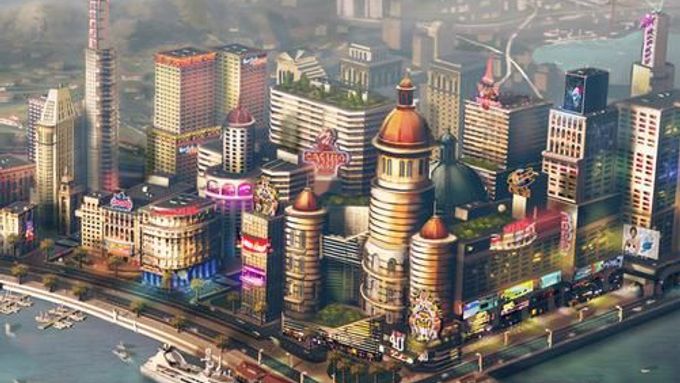 Ilustrační obrázek ke hře SimCity na rok 2013.