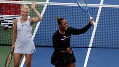 Kateřina Siniaková a Taylor Townsendová ve čtvrtfinále čtyřhry US Open 2025