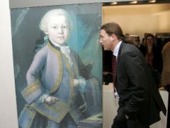 Vstup do muzea Mozarthaus ve vídeňské ulici Domgasse, kde skladatel žil